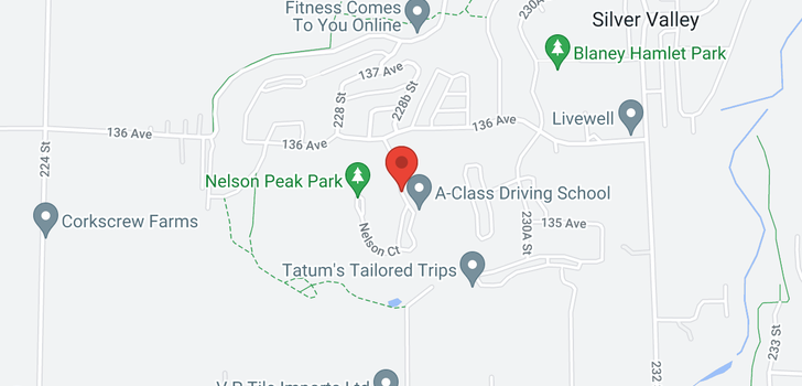 map of 13483 NELSON PEAK DRIVE